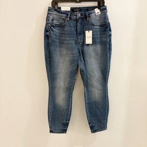 NWT Judy Blue Skinny Fit High Waist Dark Blue Jeans Size 14W